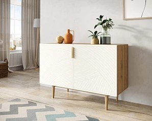 купить Комод с двумя дверками "Line" LN01/GR1/beige в интернет-магазине