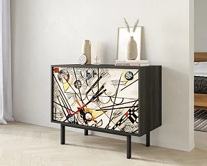 купить стильный Комод с двумя дверками "Emerson" by Kandisky арт EM02/Print_01