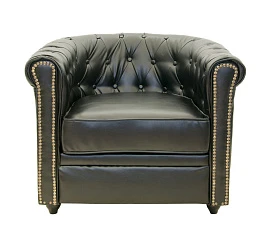 Кожаное кресло Karo Black в интернет-магазине