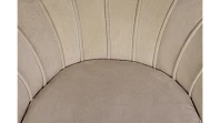 Низкое кресло ракушка Pearl Taupe на черных ножках в интернет-магазине