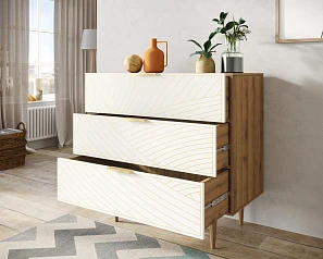 купить Комод с тремя ящиками "Line" LN12/GR1/beige