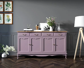 красивый Комод "Leontina lavanda" с ящиками и дверками арт ST9345L в интернет-магазине
