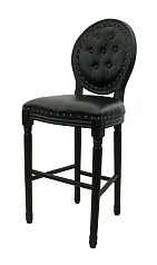 фото Дизайнерский барный стул Filon Button Black в интерьере