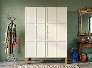 заказать Шкаф "Андерсен (Andersen)" широкий двухстворчатый арт AN27WH