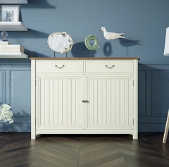 фото Комод Olivia из березы в бежевом цвете арт GA4005-1C в интерьере