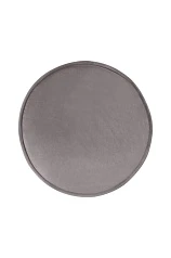 Пуф Pearl Adorn Grey на черных ножках