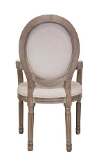 Мягкий стул с подлокотниками Volker Arm Beige в интерьере