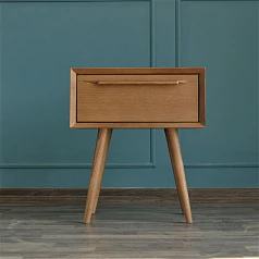 Тумба для прихожей в Скандинавском стиле "Bruni" с ящиком в интерьере