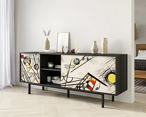 купить красивый Комод с дверками и нишей "Emerson" by Kandinsky арт EM15/Print_01