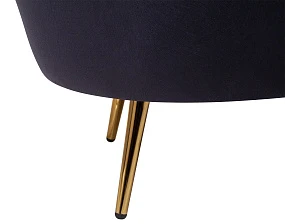 купить стильное Низкое кресло ракушка Pearl Black в интернет-магазине