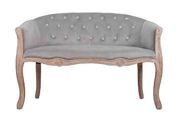 Двухместный дизайнерский диван Kandy Double Grey Velvet на заказ в интернет-магазине