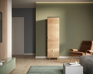 купить Узкий шкаф-модуль с ящиками "Split" SP15 в интернет-магазине