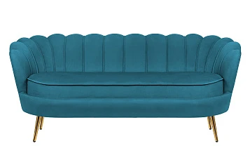 заказать Диван ракушка для гостиниц Pearl Triple Marine Velvet в интернет-магазине