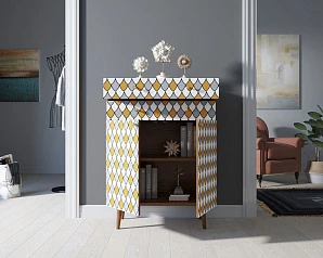 фото Комод "Berber" большой принт 22 арт BB12/Print_22 в интерьере