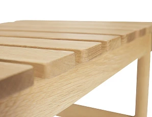 БАНКЕТКА ROW HUBSCH 70 СМ, ДУБ, НАТУРАЛЬНЫЙ в интерьере