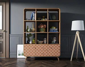 Стеллаж "Ellipse" принт 3 арт EL13/print_3 в интернет-магазине