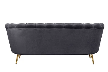 купить стильные Трехместный диван ракушка для гостиниц Pearl Triple Black