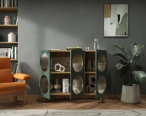 Комод с тремя дверками ROSA арт. R10 в интерьере