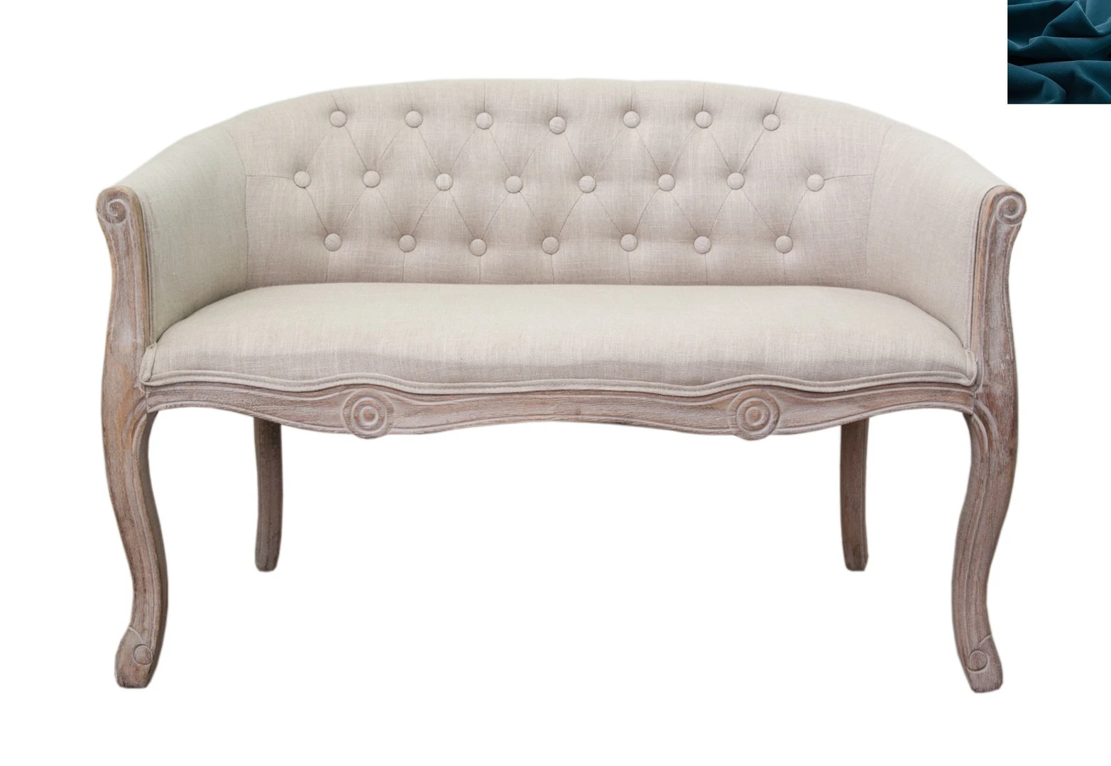 купить Дизайнерский двухместный диван Kandy Double Mocca цвет синий