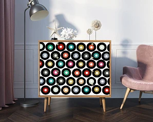 купить стильные Комод "Berber" пять ящиков 37 принт арт BB36/Print_37