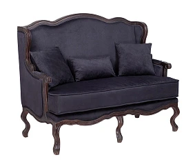 купить Двухместный дизайнерский диван Brody Double Black в интернет-магазине