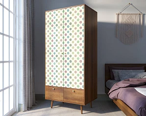 купить стильный Шкаф двухстворчатый "Berber" принт 24 арт BB16/Print_24 в интернет-магазине