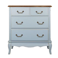 Голубой комод Leontina (4 ящика) арт ST9335B на заказ в интернет-магазине
