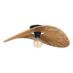 купить красивые 31961 Потолочная люстра SIRUELA, 1х40W (E27), L560, B400, H160, сталь черный / бумага, натуральный в интернет-магазине