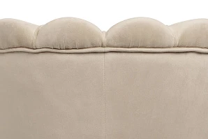 Низкое кресло ракушка Pearl Taupe