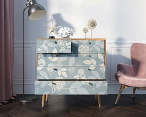 Комод "Berber" пять ящиков 39 принт арт BB36/Print_39 на заказ в интернет-магазине