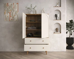 заказать Комод с двумя дверками и двумя ящиками "Arka" AR14