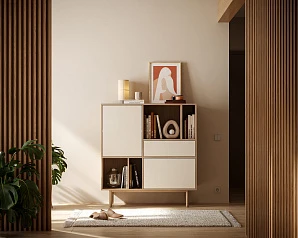 Комод с двумя дверками и ящиком "Alice" арт ALC06 в интернет-магазине