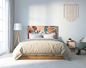 Кровать "Berber" 160х200 см 25 принт арт BB41/Print_25 на заказ