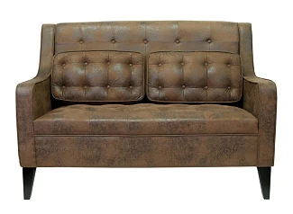 купить Дизайнерский двухместный диван Hublon коричневый