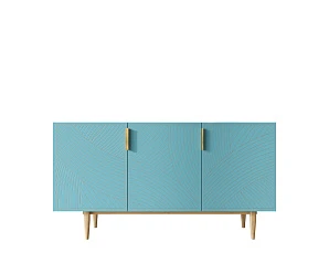 купить Комод с тремя дверками "Line" LN02/GR1/blue