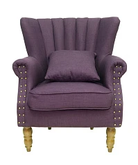 купить красивое Кресло с пуфом Lab Violet в интернет-магазине