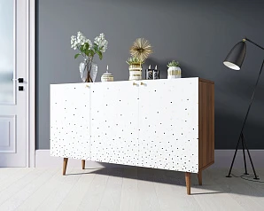 красивые Комод "Berber" три дверки 15 принт арт BB01/Print_15 на заказ