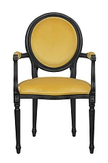 купить Мягкий стул с подлокотниками Delo Kora Arm Yellow в интернет-магазине