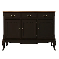 купить Комод "Leontina Black" (3 ящика и 3 двери) арт ST9344BLK