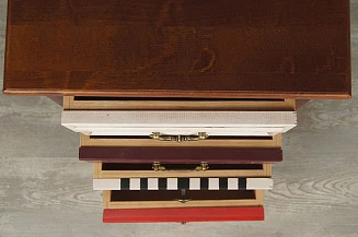 купить красивые Тумба "Gouache Birch"  арт M10529ETG/1, разноцветная в интернет-магазине