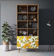 стильный Стеллаж на комоде "Berber" принт 47 арт BB44/Print_47 на заказ