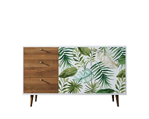 Комод "Berber" с двумя дверками и ящиками 4 принт арт BB05/Print_04