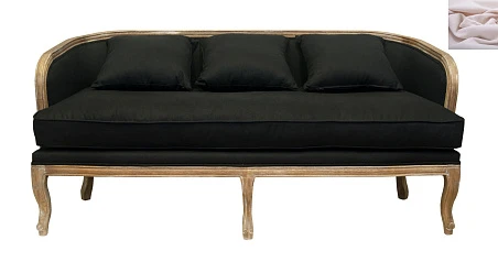 стильный Диван в стиле ретро Nora розовый на заказ