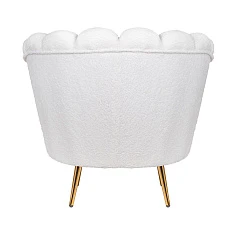 красивые Низкое кресло ракушка Pearl цвет белый в интернет-магазине