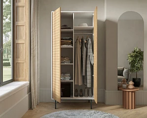 красивый Шкаф двухстворчатый KOTO арт KT15 в интернет-магазине