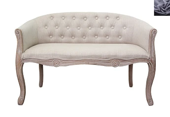 красивый Дизайнерский двухместный диван Kandy Double Mocca цвет серый