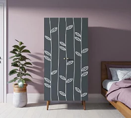 купить Шкаф малый двухстворчатый "Berber" принт 18 арт BB08/Print_18