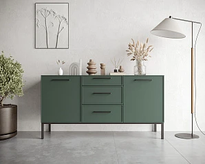 купить Комод две дверки и три ящика "Nicole" арт NEM08G в интернет-магазине