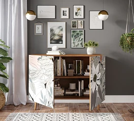 фото Комод с принтом 50 "Berber" две дверки арт BB04/Print_50