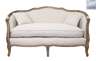 красивые Двухместный диван ампир Darcy 2 цвет серый